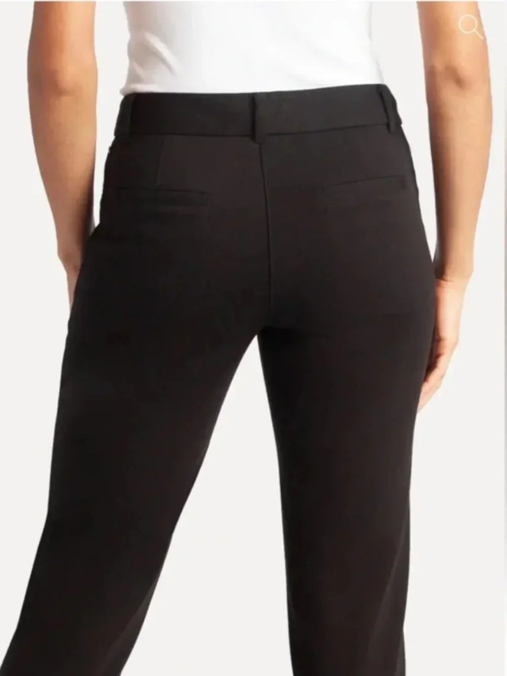 New Betabrand Black Crop Cosmo Lite Dress Pant Yoga Pants 3X_5